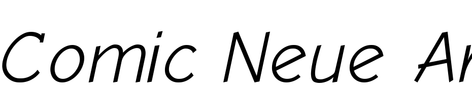 Comic Neue Angular Oblique cкачати шрифт безкоштовно